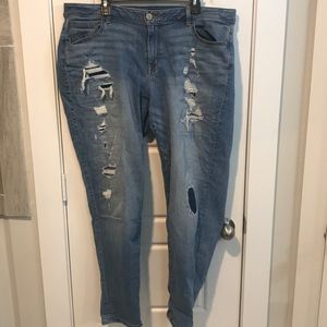 Distressed Lane Bryant Jeans